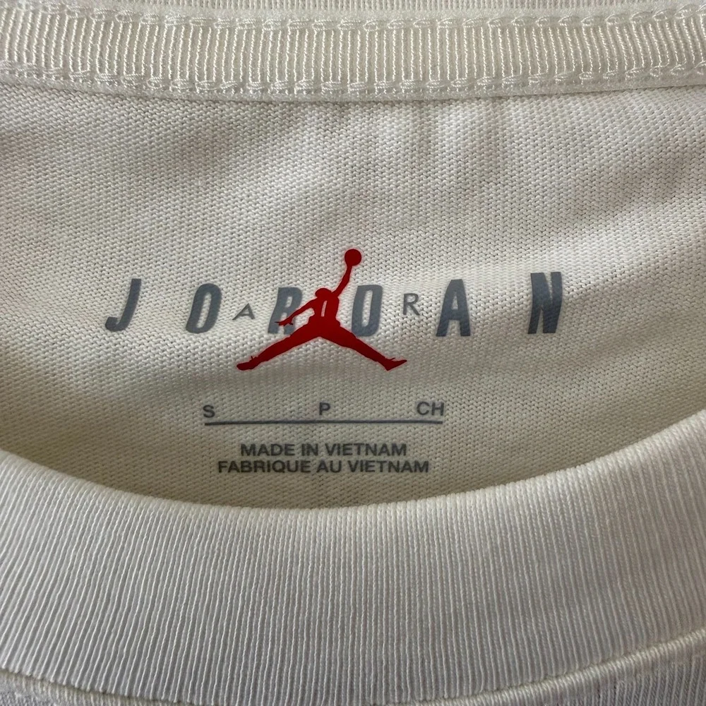 Jordan T-Shirt Mens Size S J Balvin Graphic Sail White DR2962-133 Short Sleeve